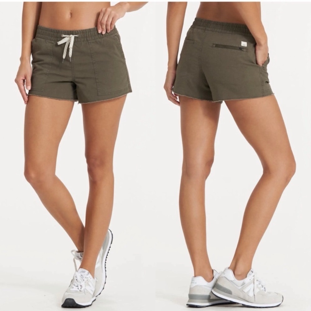VUORI Vintage Ripstop Shorts Dark Oregano Green VW385 Hiking Active Size Small